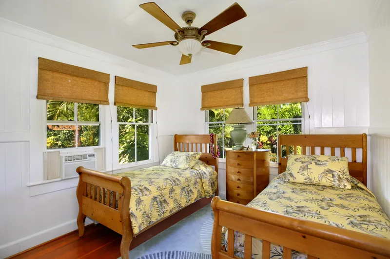 Second bedroom at Fern Grotto Inn, Kapaa, Kauai